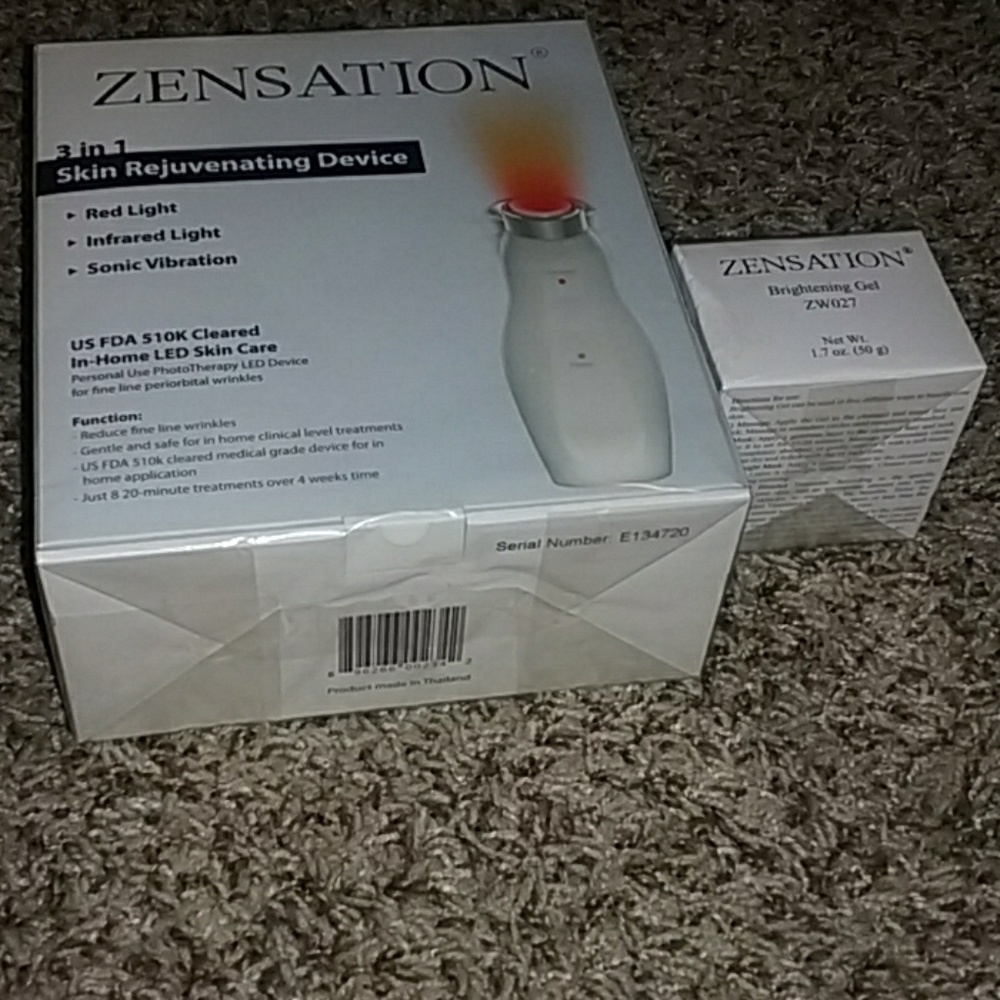 Zensation device with gel
